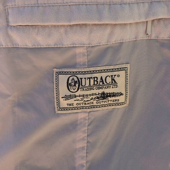 Outback Trading Post Quilted Faux Suede Vest L - Picture 6 of 7